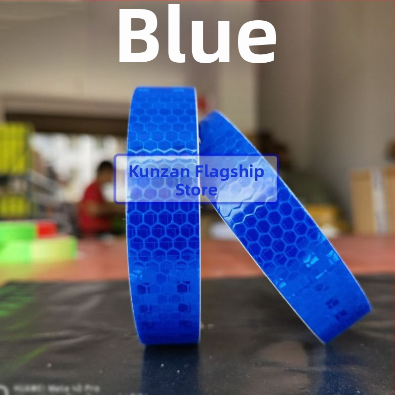 Elektriskā motocikla korpusa dekoratīvās uzlīmes ar krāsainām atstarotām lentēm — Zīmols: Unique, Materiāls: Other