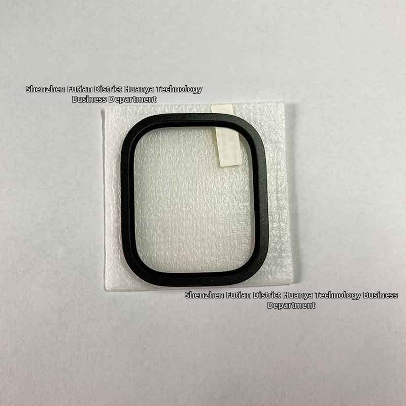 Zaštitna folija za Apple Watch s integriranim okvirom, titanijova legura, kaljena folija