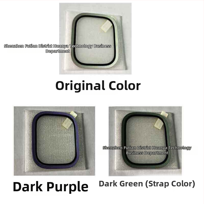 Zaštitna folija za Apple Watch s integriranim okvirom, titanijova legura, kaljena folija