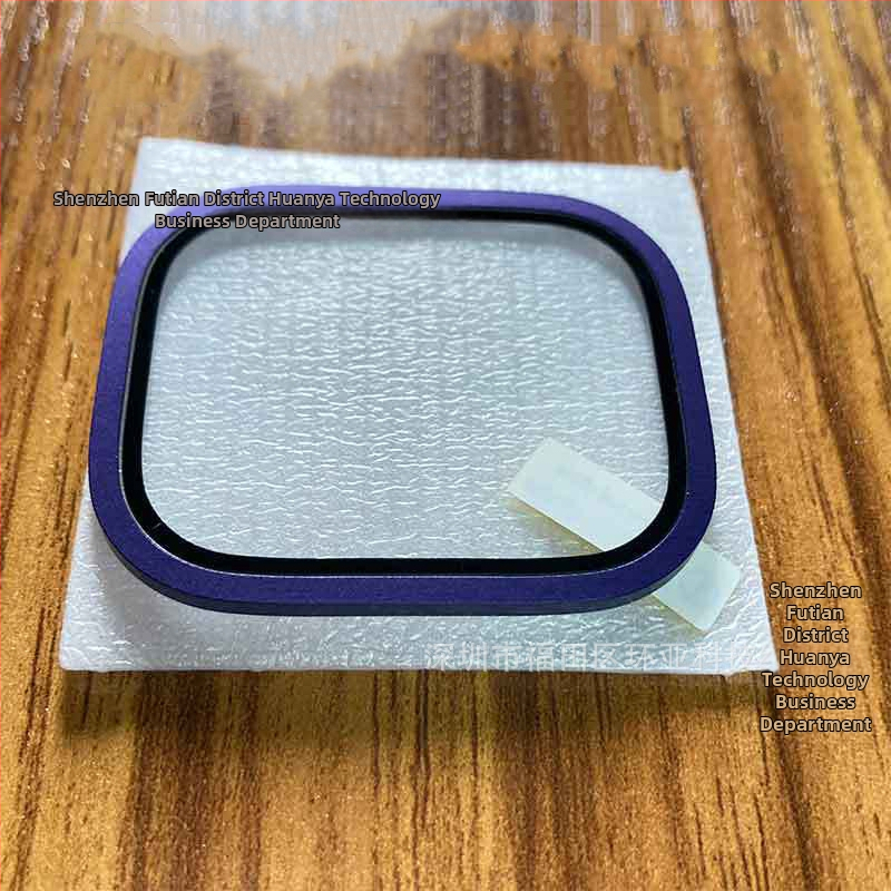 Zaštitna folija za Apple Watch s integriranim okvirom, titanijova legura, kaljena folija