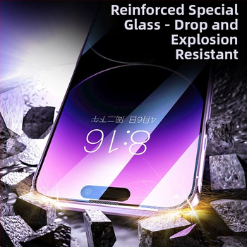 Tempered glass priekšējā ekrāna aizsargs realme ierīcēm — priekšējais plēve, HD skaidrība, pret zilās gaismas iedarbība, iekļauts otrais līmējums