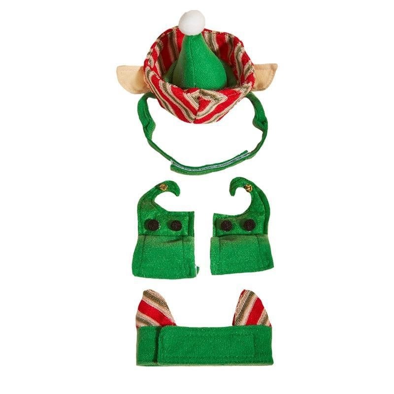 Коледна лента за глава за домашни любимци с пухено топче, светлинни звезди и рога | Полиестер | Коледна тематика | Произход: Гуандун | Лицензирана частна марка