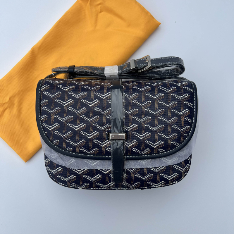 Muška crossbody torba od PVC-a, vodootporna, geometrijski uzorak, podstava od poliester