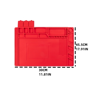 Hőálló szilikon javító matrac IC- és alaplap javításához – mágneses, anti-statikus, munkafelület telekommunikációs karbantartáshoz