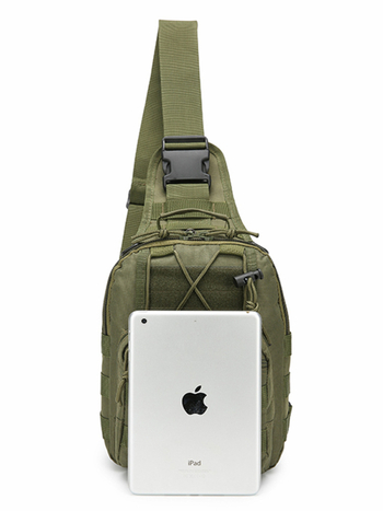 Vīriešu krūšu soma - CALT, viegls Oxford audums, izturīgs pret nodilumu, paplašināma, muguras aizsardzība, brīvdabas ceļojumiem