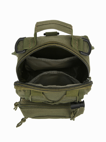 Vīriešu krūšu soma - CALT, viegls Oxford audums, izturīgs pret nodilumu, paplašināma, muguras aizsardzība, brīvdabas ceļojumiem