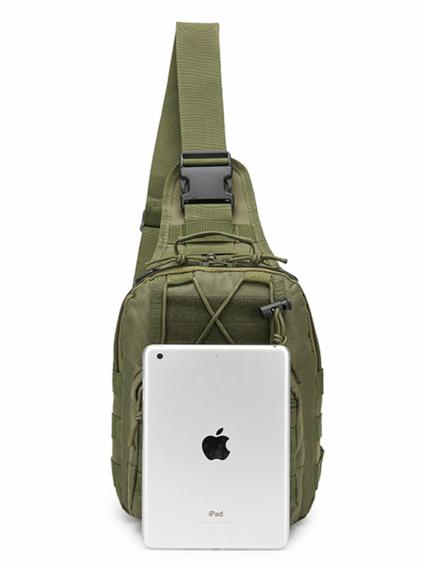 Vīriešu krūšu soma - CALT, viegls Oxford audums, izturīgs pret nodilumu, paplašināma, muguras aizsardzība, brīvdabas ceļojumiem