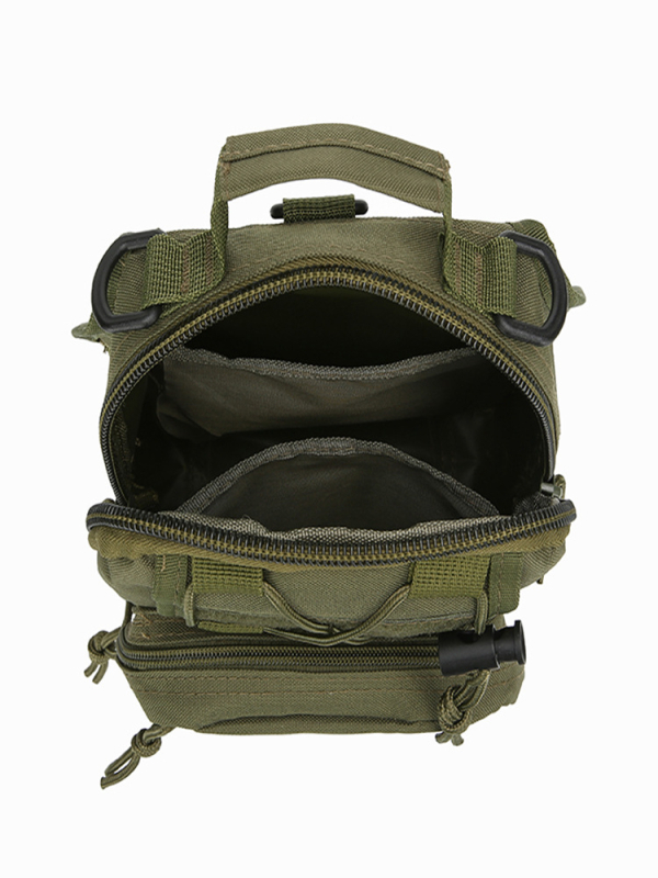 Vīriešu krūšu soma - CALT, viegls Oxford audums, izturīgs pret nodilumu, paplašināma, muguras aizsardzība, brīvdabas ceļojumiem