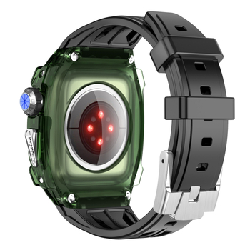 Apple Watch Series 9 All-in-One silikónové PC náramok s puzdrom SE, spona s kolíkom, hmotnosť 39 g, uvedené v roku 2024