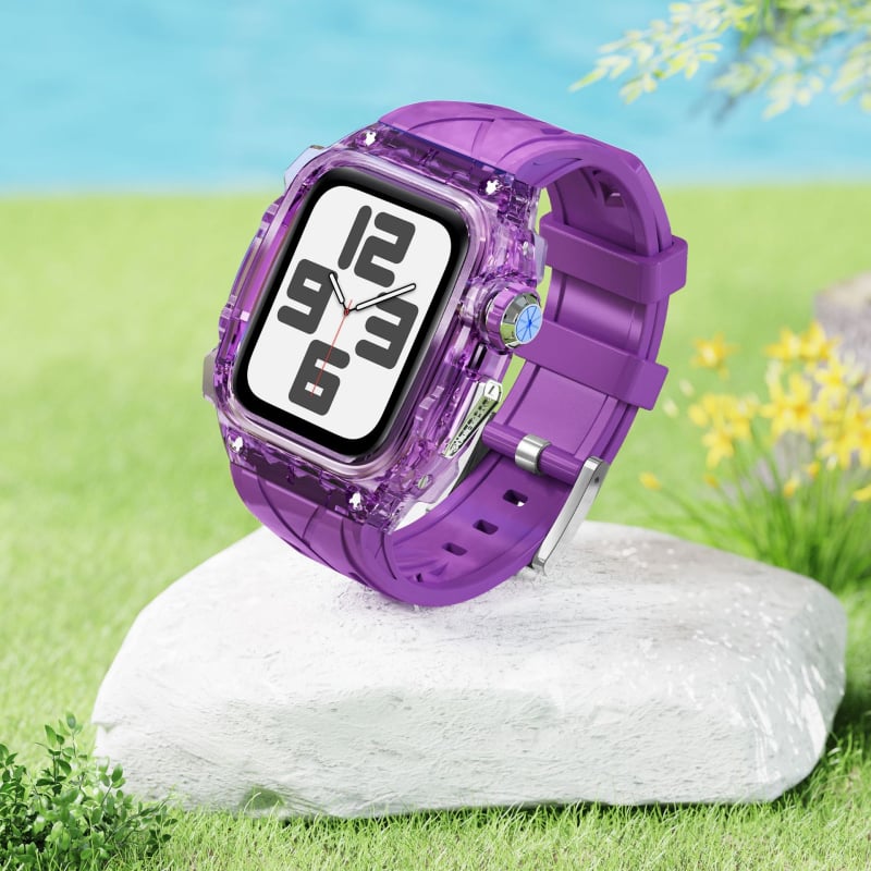 Apple Watch Series 9 All-in-One silikónové PC náramok s puzdrom SE, spona s kolíkom, hmotnosť 39 g, uvedené v roku 2024