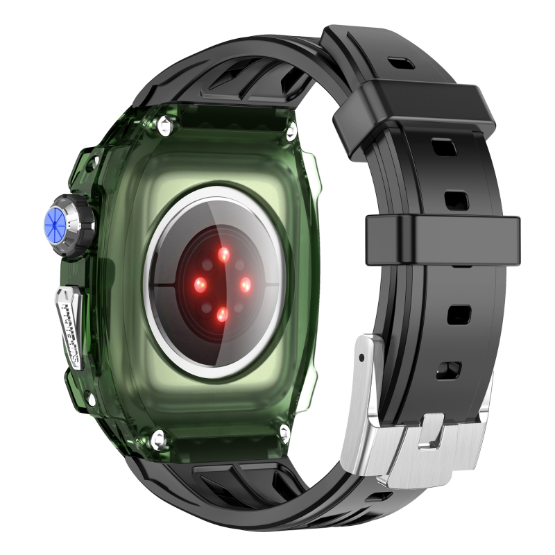 Apple Watch Series 9 All-in-One silikónové PC náramok s puzdrom SE, spona s kolíkom, hmotnosť 39 g, uvedené v roku 2024