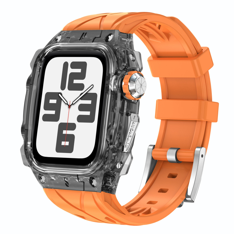 Apple Watch Series 9 All-in-One silikónové PC náramok s puzdrom SE, spona s kolíkom, hmotnosť 39 g, uvedené v roku 2024