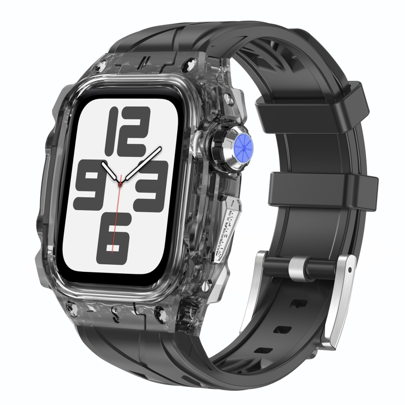 Apple Watch Series 9 All-in-One silikónové PC náramok s puzdrom SE, spona s kolíkom, hmotnosť 39 g, uvedené v roku 2024