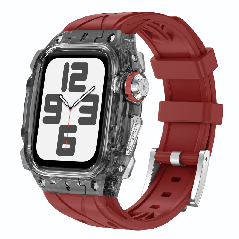 Apple Watch Series 9 All-in-One silikónové PC náramok s puzdrom SE, spona s kolíkom, hmotnosť 39 g, uvedené v roku 2024