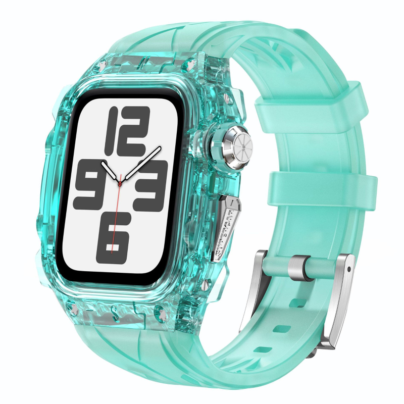 Apple Watch Series 9 All-in-One silikónové PC náramok s puzdrom SE, spona s kolíkom, hmotnosť 39 g, uvedené v roku 2024