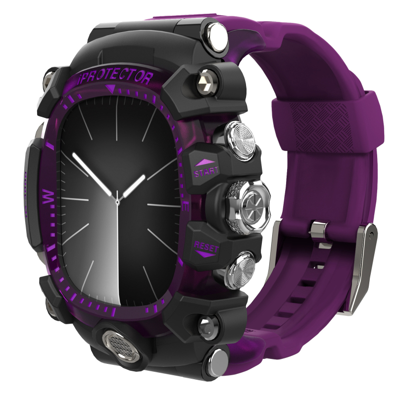 Maoyang бронеподобен защитен калъф за Apple Watch, TPU материал, 20/22 мм интерфейс