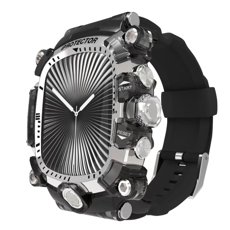 Maoyang бронеподобен защитен калъф за Apple Watch, TPU материал, 20/22 мм интерфейс