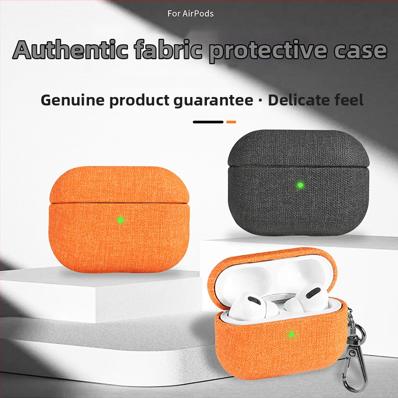Ochranný obal pre AirPods Pro 3 / AirPods 4 s textúrou z veluru, prenosný, pre Apple