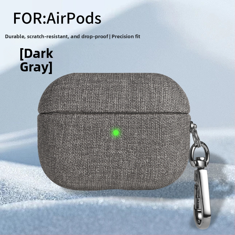 Ochranný obal pre AirPods Pro 3 / AirPods 4 s textúrou z veluru, prenosný, pre Apple