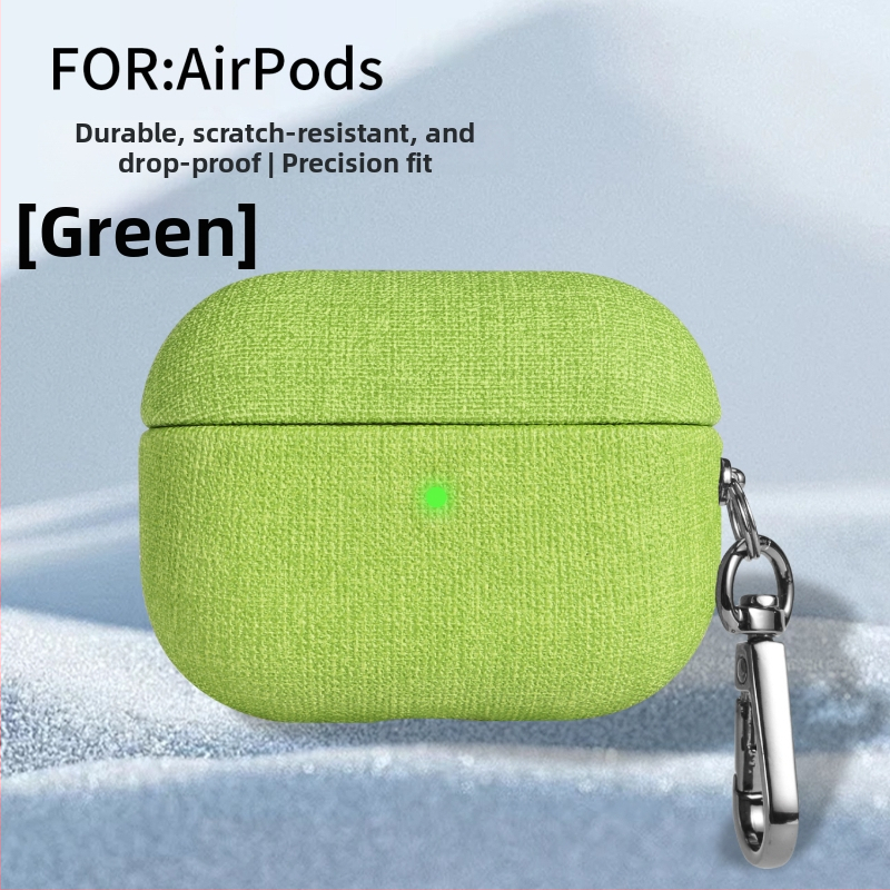 Ochranný obal pre AirPods Pro 3 / AirPods 4 s textúrou z veluru, prenosný, pre Apple