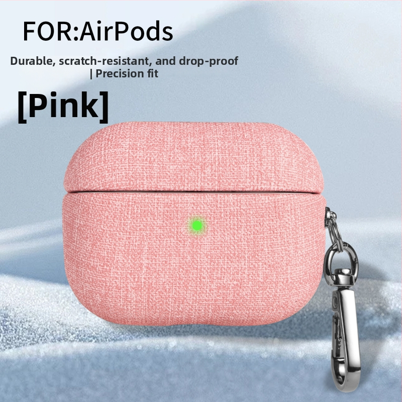 Ochranný obal pre AirPods Pro 3 / AirPods 4 s textúrou z veluru, prenosný, pre Apple