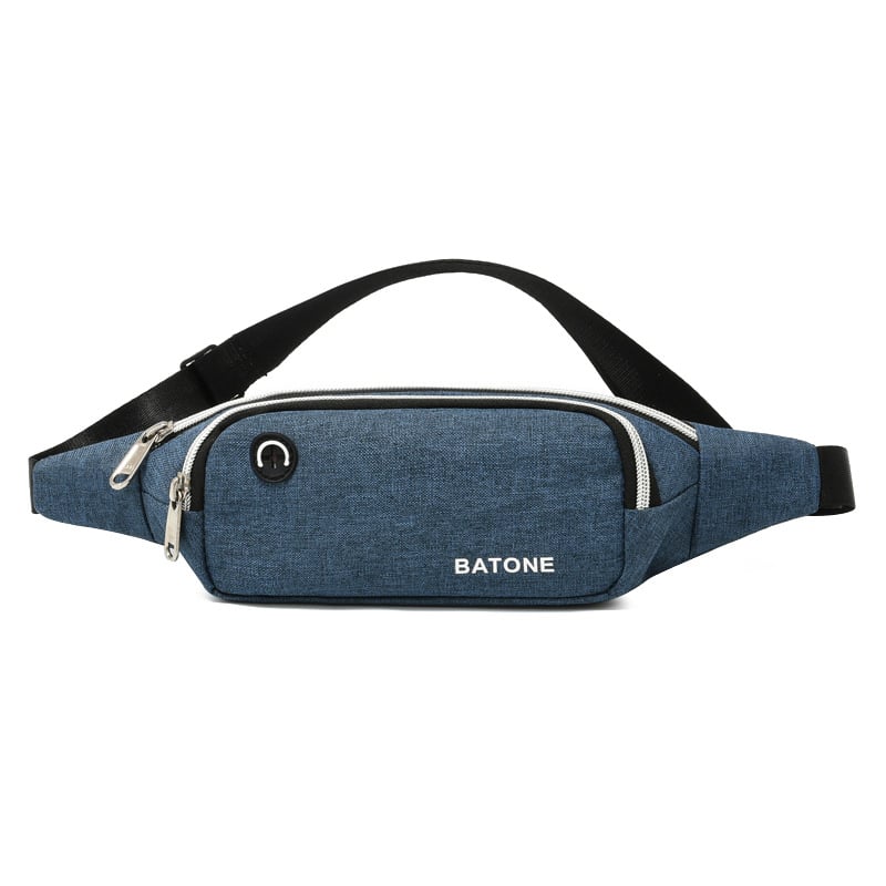 Vyrų diržo krepšys – gatvės stilius, poliesteris, teksto raštas, Oxford įdaila