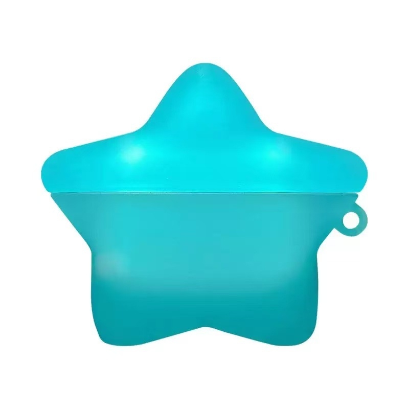 AirPods Pro 3. generációs szilikon védőtok fénylő csillag mintával Apple 2/3/4 generációhoz (injektációs öntés; félig átlátszó dizájn; rajzfilm motívum)