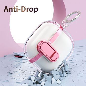 Apple AirPods 4. generációhoz elektroplatinált záró tok, magas átláthatóság, TPU, injekciós formázás