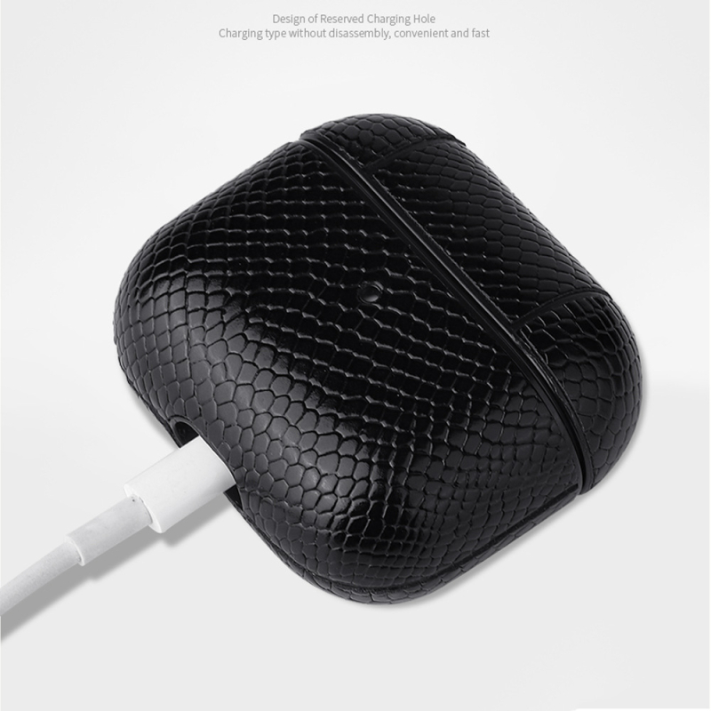 AirPods 3 védőtok, PU bőr, kemény héj, kézzel készített, testreszabható, kompatibilis az AirPods 3-mal