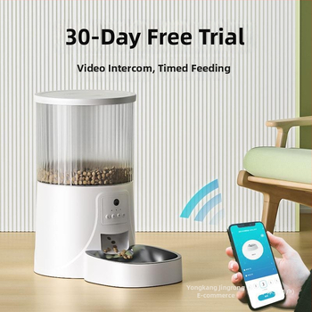 Автоматичен подавач за котки и кучета, разглобяем дизайн, таймерно дозирано хранене, без приложение