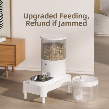 Автоматичен подавач за котки и кучета, разглобяем дизайн, таймерно дозирано хранене, без приложение