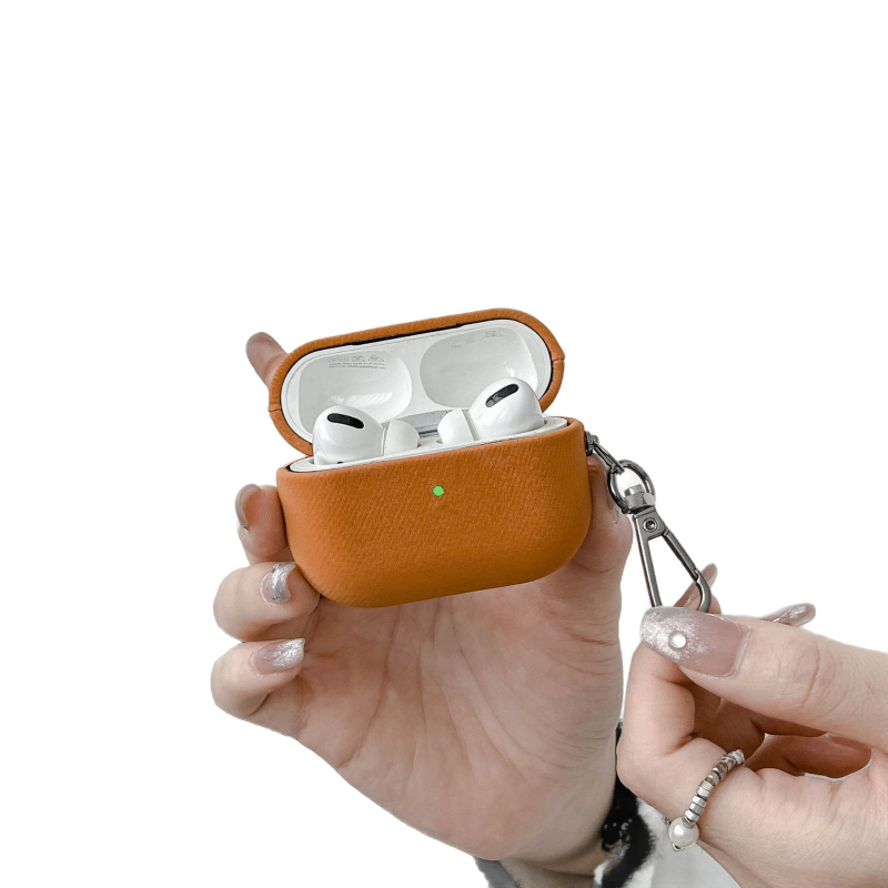 AirPods 4 zaštitna kutija – PC materijal, prijenosni dizajn, tkaninski završni sloj, kompatibilan s Apple, prilagodljiv