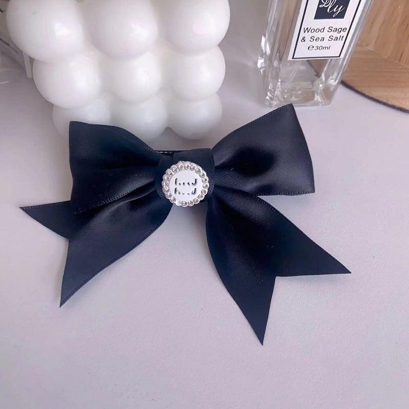 Clip de păr pentru animale de companie cu funda, poliester, utilizare generală, stil Japonia și Coreea