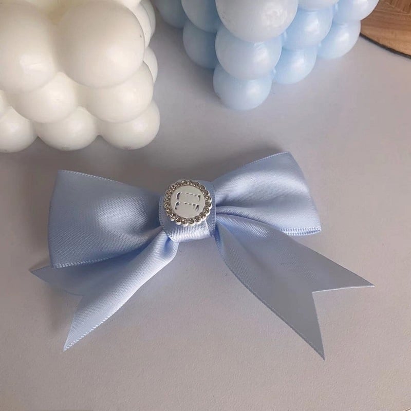 Clip de păr pentru animale de companie cu funda, poliester, utilizare generală, stil Japonia și Coreea