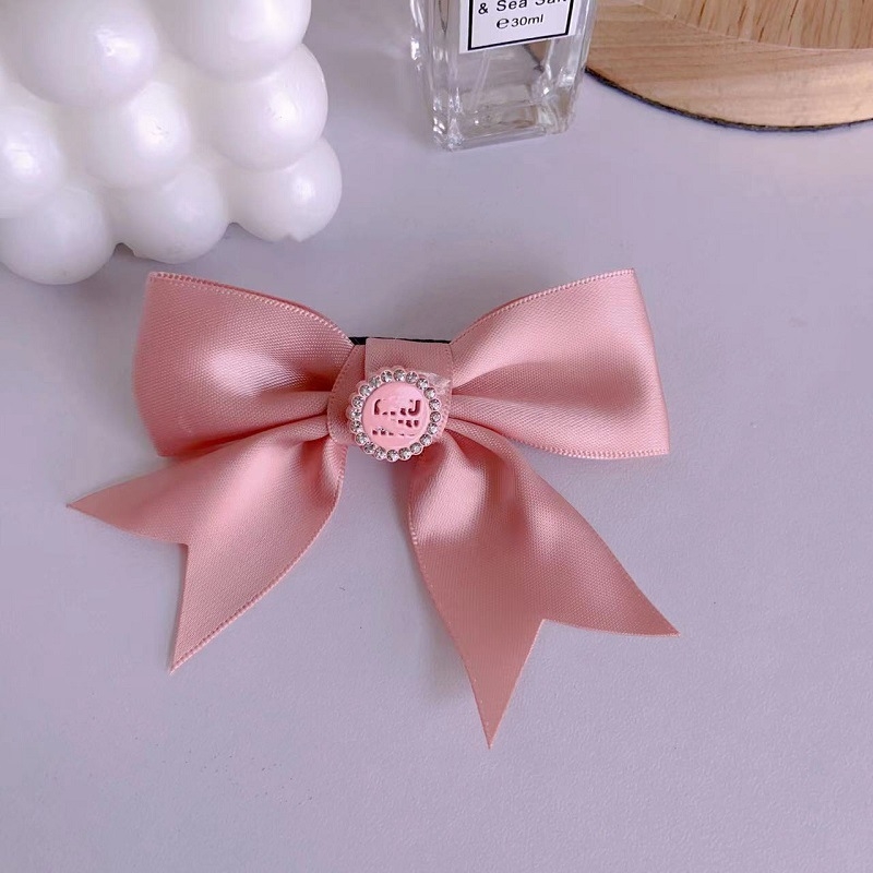 Clip de păr pentru animale de companie cu funda, poliester, utilizare generală, stil Japonia și Coreea