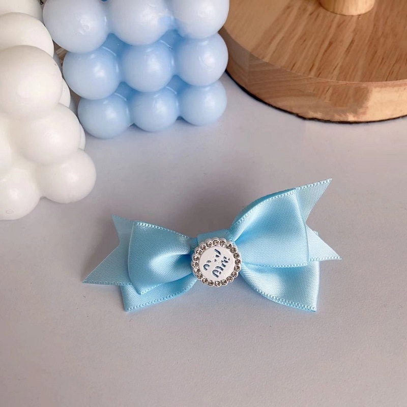 Clip de păr pentru animale de companie cu funda, poliester, utilizare generală, stil Japonia și Coreea