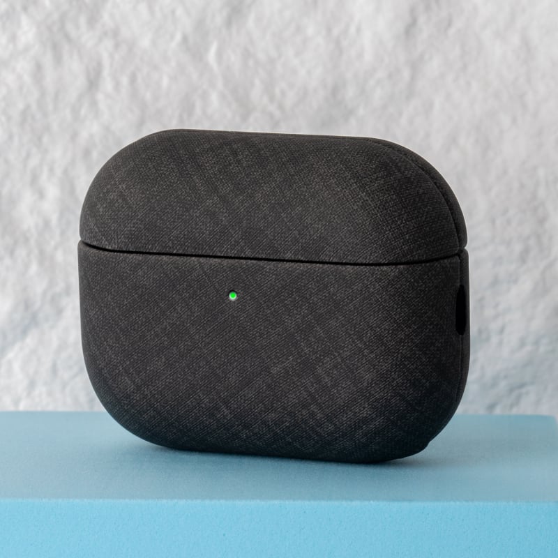 Lopie Apple AirPods Pro védőtok — PU anyag, teljes körű védelem, kézzel készített, texturált mintázat, testreszabás támogatott