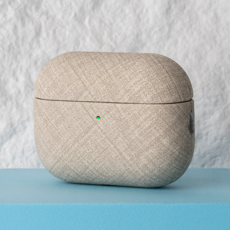 Lopie Apple AirPods Pro védőtok — PU anyag, teljes körű védelem, kézzel készített, texturált mintázat, testreszabás támogatott