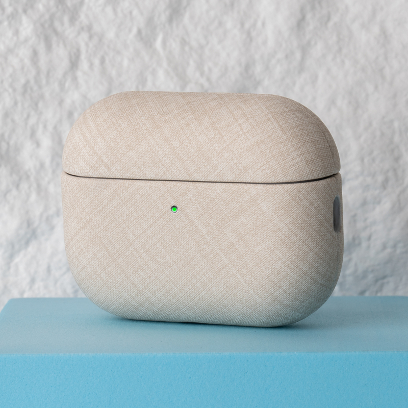 Lopie Apple AirPods Pro védőtok — PU anyag, teljes körű védelem, kézzel készített, texturált mintázat, testreszabás támogatott