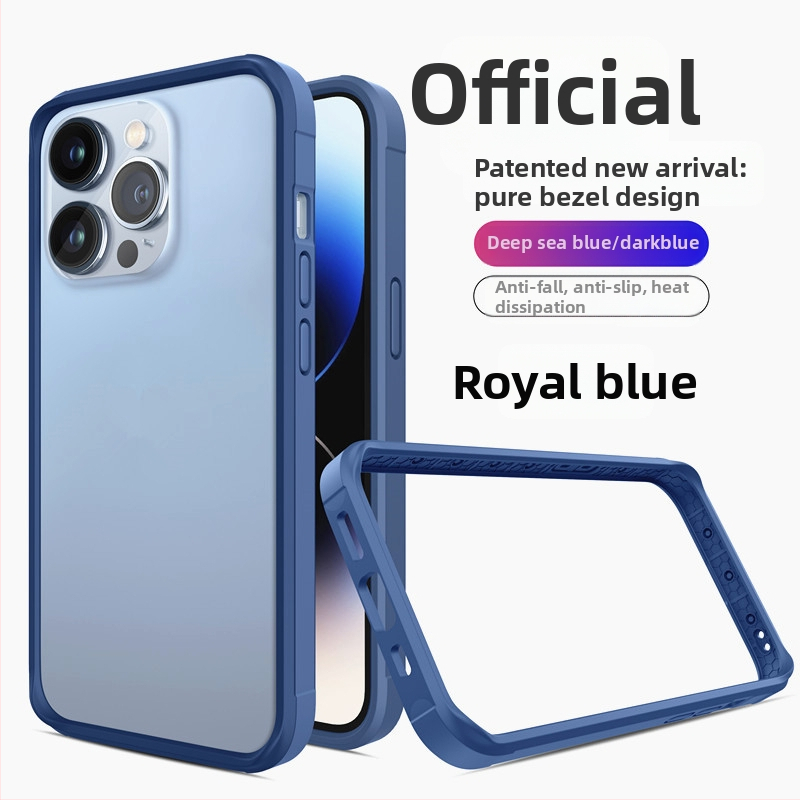 Tālruņa lieta ar silikona rāmi — mīksts silikons, šķidrās ādas sajūta, saderīga ar iPhone 11, 12 Pro, 12 Pro Max, 13 Pro Max, 14 Pro Max