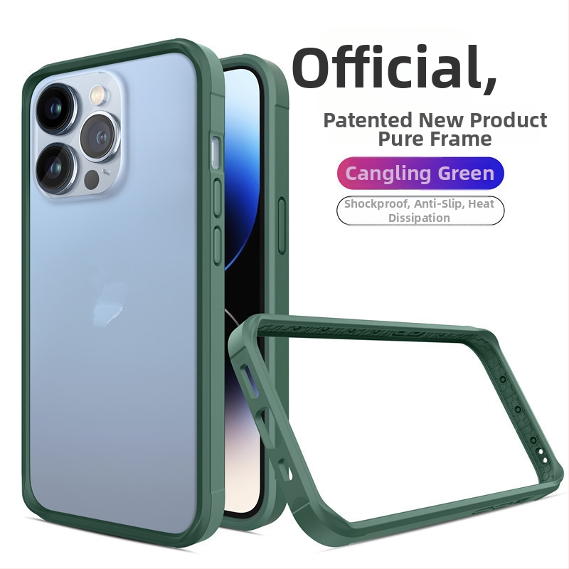 Tālruņa lieta ar silikona rāmi — mīksts silikons, šķidrās ādas sajūta, saderīga ar iPhone 11, 12 Pro, 12 Pro Max, 13 Pro Max, 14 Pro Max