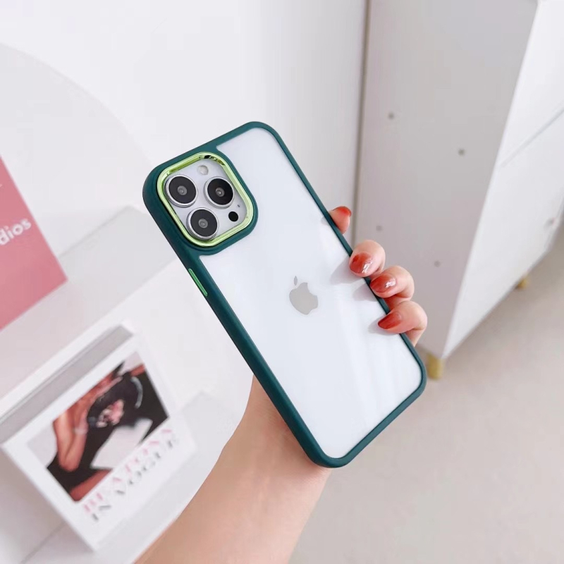 Prozirna futrola za iPhone 15 Pro Max s matnim rubom i udubljenjem, detalji od epoksidne smole, metalni prsten Eagle Eye za objektiv; kompatibilna sa 14 Pro Max / 13 Pro / 12 Pro; otpornost na habanje i padove.