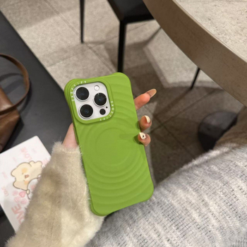 Casetify Wave θήκη για iPhone 16 Pro Max, 15 Pro και 13 Pro – σιλικόνη, αμυδρό τελείωμα, ζωγραφισμένο στυλ καρτούν, μαγνητικό