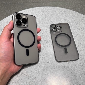 Viedtālruņa vāciņš iPhone 16 Pro Max, 14 un 13 – PC ciets, matēts virsma, magnētisks, triecienizturīgs, pret pirkstu nospiedumiem