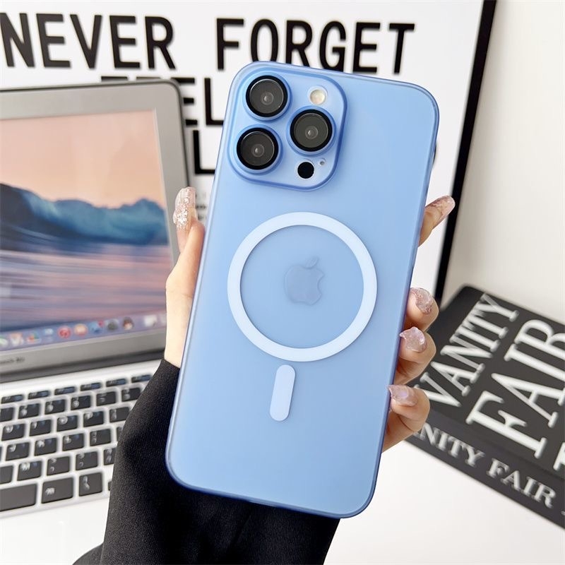 Viedtālruņa vāciņš iPhone 16 Pro Max, 14 un 13 – PC ciets, matēts virsma, magnētisks, triecienizturīgs, pret pirkstu nospiedumiem