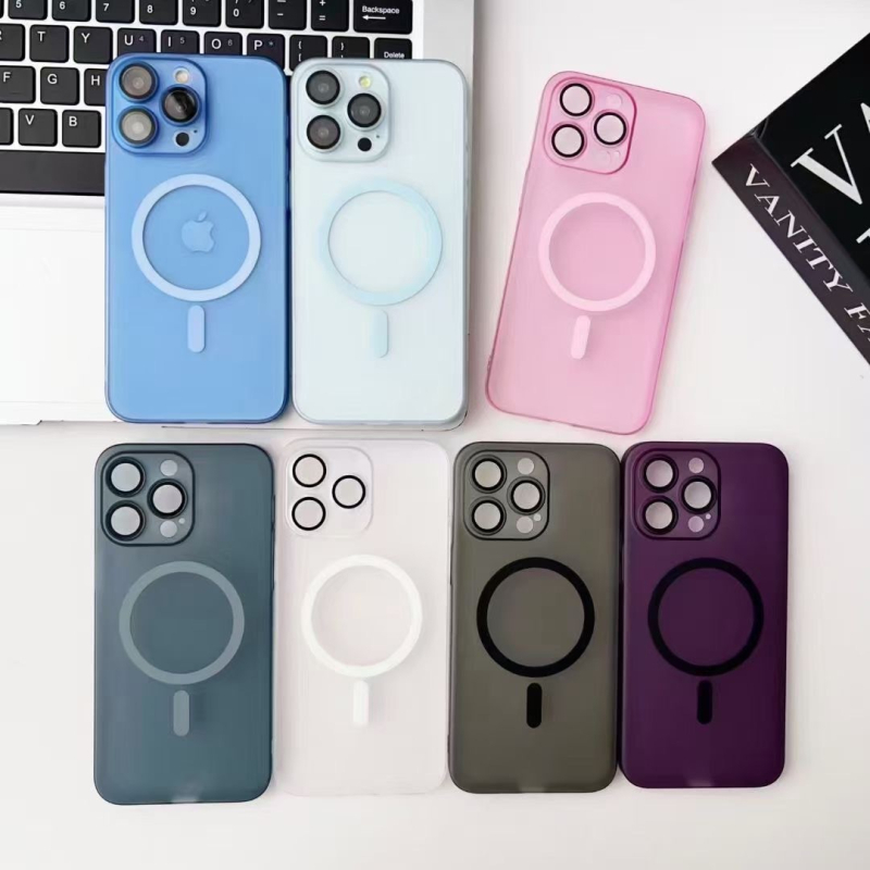 Viedtālruņa vāciņš iPhone 16 Pro Max, 14 un 13 – PC ciets, matēts virsma, magnētisks, triecienizturīgs, pret pirkstu nospiedumiem