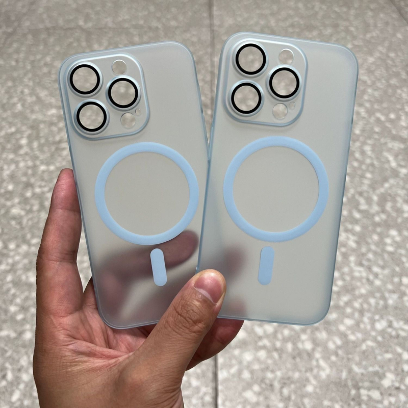 Viedtālruņa vāciņš iPhone 16 Pro Max, 14 un 13 – PC ciets, matēts virsma, magnētisks, triecienizturīgs, pret pirkstu nospiedumiem