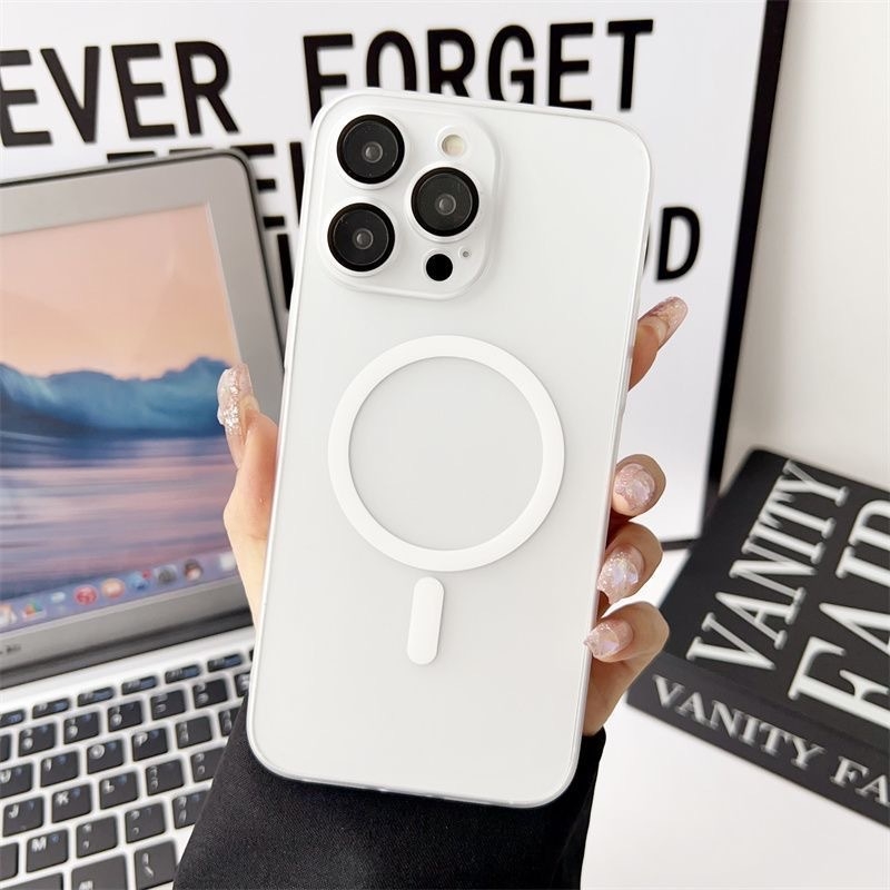 Viedtālruņa vāciņš iPhone 16 Pro Max, 14 un 13 – PC ciets, matēts virsma, magnētisks, triecienizturīgs, pret pirkstu nospiedumiem