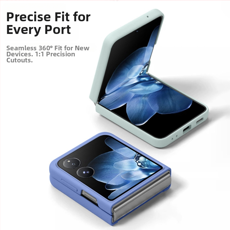 Xiaomi MixFlip tālruņa korpuss - šķidrais silikons, mīksts korpuss, aizsardzība pret kritieniem, saderīgs ar salokāmo ekrānu