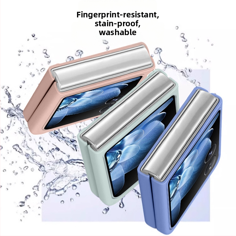 Xiaomi MixFlip tālruņa korpuss - šķidrais silikons, mīksts korpuss, aizsardzība pret kritieniem, saderīgs ar salokāmo ekrānu